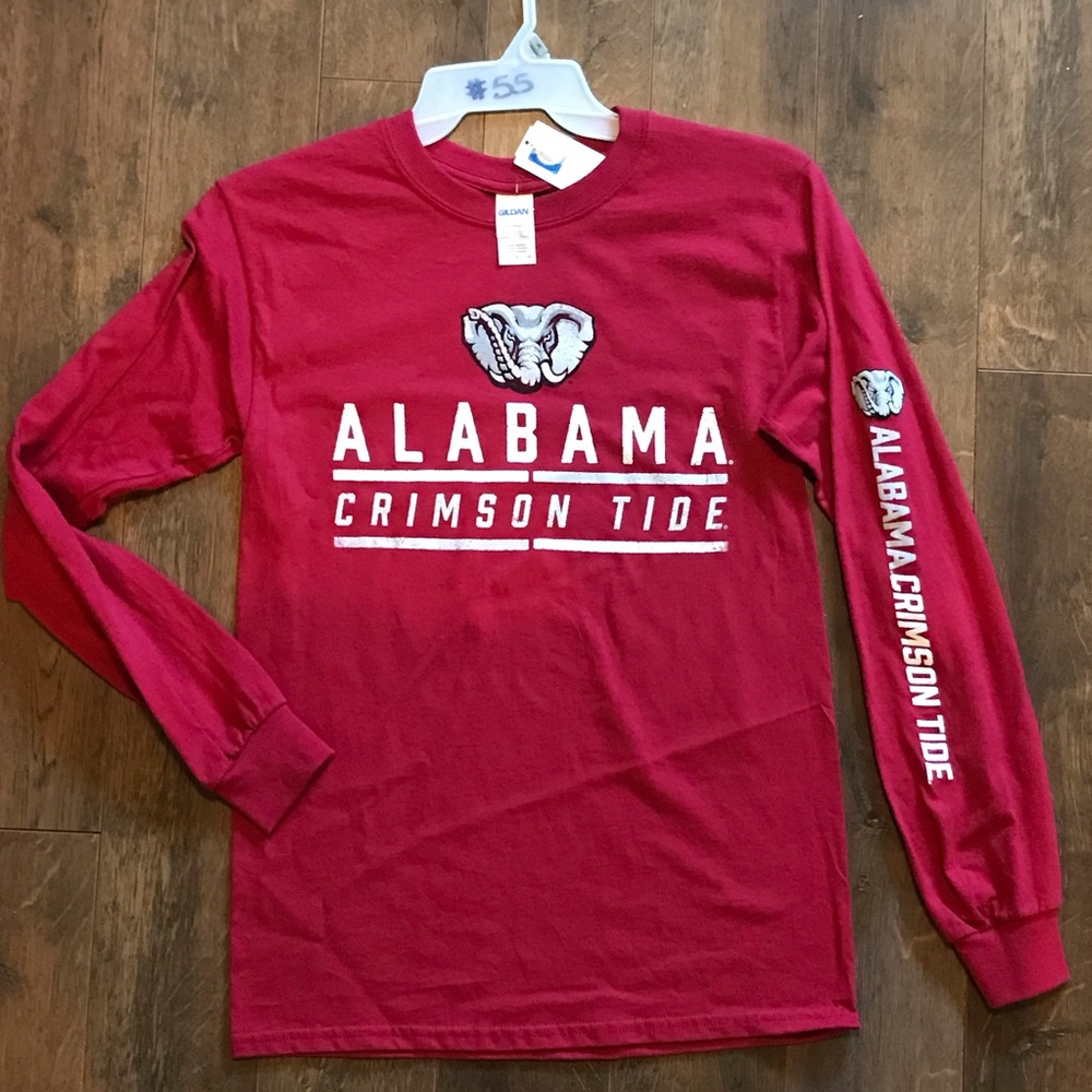 New with tags Alabama Crimson Tide Long sleeve